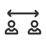 Social Distancing SVG Icon